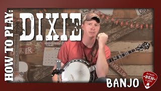 How to play Dixie on the Banjo [upl. by Nanon188]