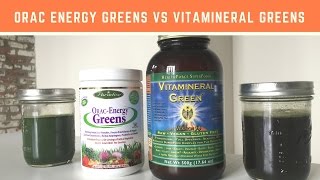 ORAC Energy Greens Vs VitaMineral Green [upl. by Trebloc480]