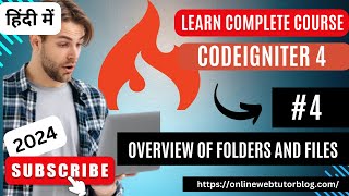 CodeIgniter 4 Tutorials in Hindi  Overview of Folder and Files of CodeIgniter 4 [upl. by Aisat]