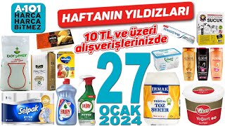 A101 27 OCAK 2024 KATALOĞU  A101 İNDİRİMLERİ TEMİZLİK amp GIDA  A101 BU HAFTA KAMPANYA A101 İNDİRİMİ [upl. by Kreiker]