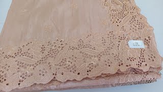 Cutwork sarees  Price 2200All over India Free shipping [upl. by Odlanor582]