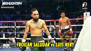 Froilan Saludar vs Luis Nery  FULL FIGHT [upl. by Ivets747]