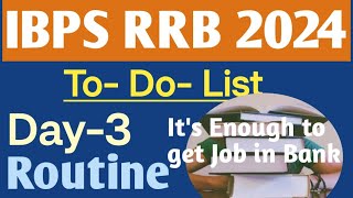 Day3 Routine For IBPS RRB Exam 2024  3 Month Preparation Strategy [upl. by Janeczka]