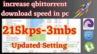 how to increase qbittorrent download speed in pc Best Setting To Increase Qbittorrent Speed updated [upl. by Ilowell]