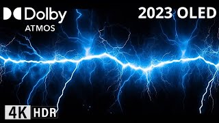 DOLBY ATMOS sound Design THUNDER STORM 4K HDR 60FPS Dolby Vision [upl. by Dorcea]