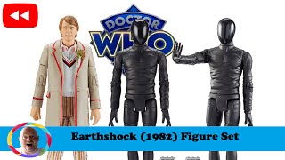 Dr Who Earthshock Figure Set Review [upl. by Yuzik]