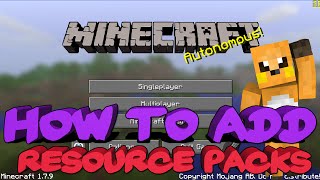 ★ How to Add Resource Packs [upl. by Anin]