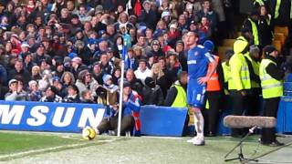 Chelsea v Portsmouth Lampard having a laugh with the Pompey fans [upl. by Dilly]