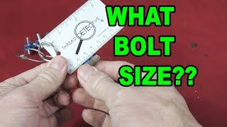 Best way to determine bolt size  THREAD DETECTIVE REVIEW [upl. by Kayla843]