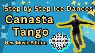 Canasta Tango Follow Along Tutorial for Ice Dance by IceSkatingLondon [upl. by Happ]