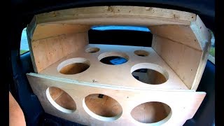 FINISHING THE BAFFLES AND HOW TO CUT PERFECT CIRCLES  WALL BUILD PART 4 [upl. by Anit]