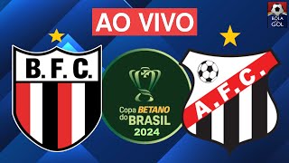 BOTAFOGOSP 2 X 1 ANÃPOLIS  COPA DO BRASIL  SEGUNDA RODADA  ESTÃDIO SANTACRUZ [upl. by Ynnaej131]