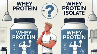 Whey Protein Isolate VS Whey Protein Concentrate [upl. by Selyn]