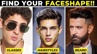 How to Identify Your Face Shape for the Perfect Hairstyles Beardand Sunglasses  Style With Faizy [upl. by Nnylesor]