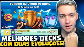 ESSES DECKS ESTÃO MUITO APELÕES NO TORNEIO DA EVOLUÇÃO DUPLA [upl. by Edyaj]