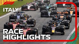 Race Highlights  2023 Italian Grand Prix [upl. by Tankoos]