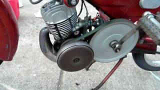 Motobecane 50cc moped torque variator demo [upl. by Sabu]