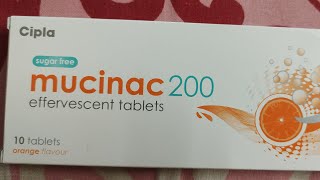 Mucinac 200 effervescent tablets [upl. by Mathews]