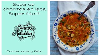 Sopa de choritos mega fácil 3 porciones siganme en mi IG ConnieAchurraoficial [upl. by Luis]