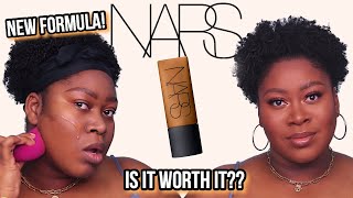 NARS SOFT MATTE COMPLETE FOUNDATION ON DARK SKIN  MARQUISES  First Impressions amp Review [upl. by Atnom]