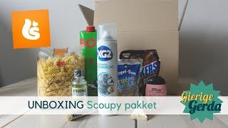 Unboxing Scoupy boodschappenbox  GIERIGE GERDA [upl. by Athey990]