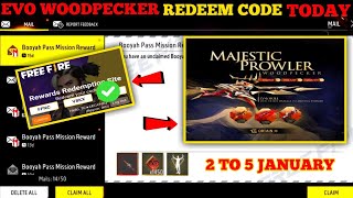 FREE FIRE REDEEM CODE TODAY 5 JANUARY REDEEM CODE FREE FIRE  FF REDEEM CODE TODAY 5 JANUARY [upl. by Mazur61]