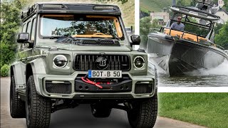 Brabus 800 4x4² Stealth Green Based On Mercedes AMG G 63 4x4² [upl. by Gavrah]