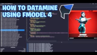 How To Datamine Fortnite USING FMDOEL 4 Fortnite Fmodel [upl. by Ericka]