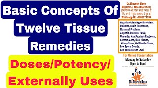 Twelve Tissue Remedies Of Schussler Introduction DosesPotency Homoeopathy DrBhavesh Bisen [upl. by Kirad]