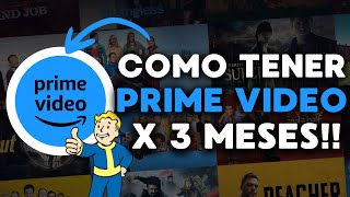 Cómo tener PRIME VIDEO por 3 Meses en 2024 prime [upl. by Zemaj]