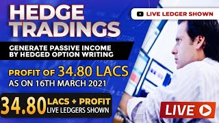 Hedge Trading  March 3480 Lac Passive Income Generated Live 16th March Open Positions [upl. by Libbna]