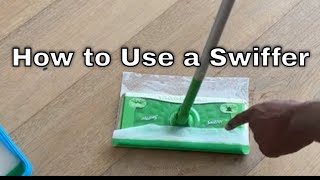 How to Assemble and Use a Swiffer Sweeper Mop [upl. by Justinn]