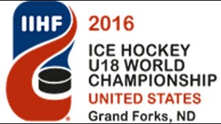 Russia vs Latvia 2016 IIHF Ice Hockey U18 World Championship [upl. by Malliw343]