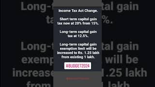 Income tax act change youtubeshort shorts finance 🌟 [upl. by Aisauqal]