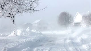 SONIDO DE TORMENTA DE NIEVE PARA DORMIR  BLIZZARD SOUND TO SLEEP ❄️🎧💤❄️🎧💤 [upl. by Acnaiv]