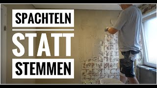 Fliesen im Bad überspachteln statt raus stemmen 4K [upl. by Rene757]