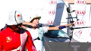 Maja Jager v Xu Jing – recurve women’s gold  Belek 2013 World Championships [upl. by Tut667]