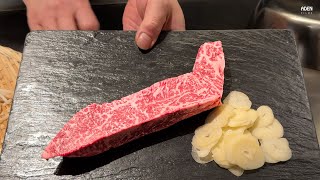 240 Kobe Beef Sirloin Steak  Food in Japan [upl. by Warwick]