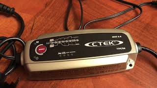 CTEK MXS 50 Battery Charger Review [upl. by Aleunamme]