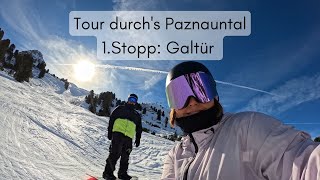 Leere Pisten an Fasching Geht in Galtür Paznauntour  4 Tage 4 Skigebiete [upl. by Mildrid]