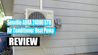 Senville AURA 24000 BTU Air Conditioner Heat Pump Review 2022 [upl. by Martinsen]