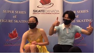 Ayumi TAKANAMI  Shingo NISHIYAMA FD 2021 Super Series Autumn Leaves 高浪  西山 [upl. by Naugal793]