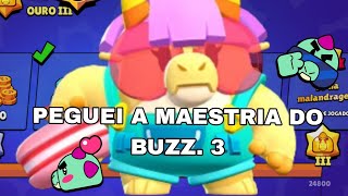 BRAWL STARS CORRE CONSEGUI A MINHA TERCEIRA MINHA ESTRIA AGORA FOI DO BUZZ [upl. by Tjaden]