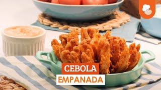 Cebola empanada — Receitas TudoGostoso [upl. by Oremo]