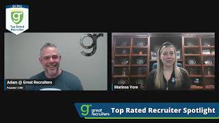 GR Top Rated Recruiter Spotlight Marissa at TriCom [upl. by Sokram]