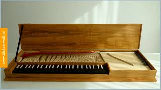 Mozart  clavichord Gemeentemuseum  Dick Verwolf [upl. by Templia]