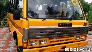 SML Turbo T3500 School Bus with 3500cc diesel engine seating capacity 22 Price 1168 lakhs [upl. by Etteve835]