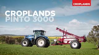 Croplands Pinto 3000  Broadacre Sprayer [upl. by Htebazileharas843]