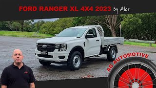 2023 FORD RANGER XL 4X4 BITURBO REVIEW [upl. by Chellman]