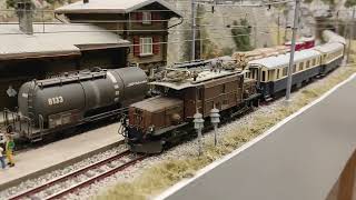 The Rhaetian Railway in H0m scale  De Rhätische Bahn in H0m scale [upl. by Areht]